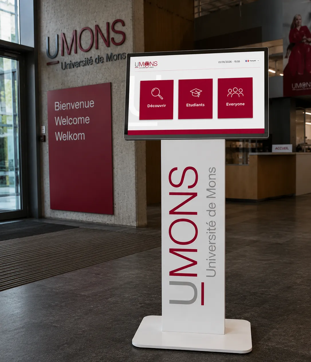 Borne tactile UMons