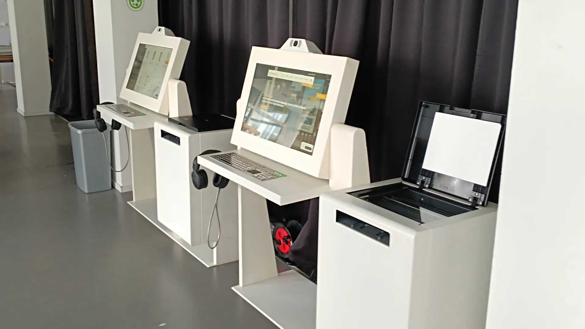 Bornes - guichets &eacute;lectroniques au SPW de Namur
