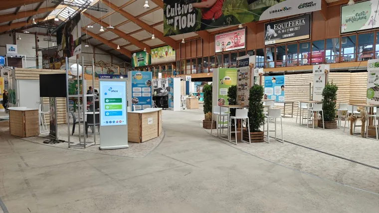 Afsca Totem tactile foire libramont
