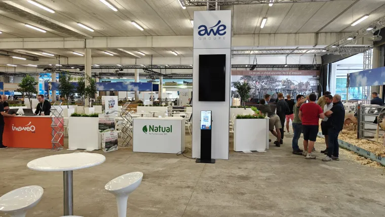 Inoveo borne tactile foire libramont