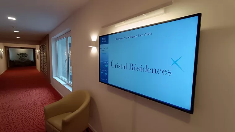 Cristal Residences - r&eacute;sidence services - Affichage dynamique