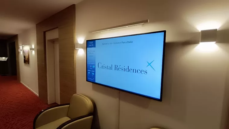 Cristal Residences - r&eacute;sidence services - Affichage dynamique