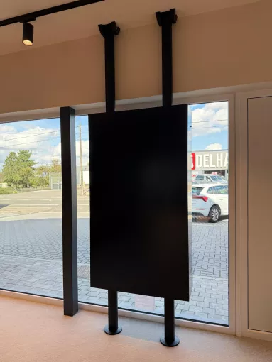 &Eacute;cran vitrine pour l'agence immobili&egrave;re MS Immo