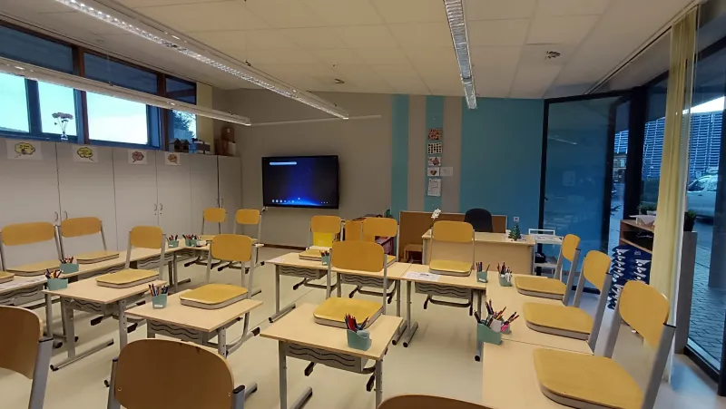 &Eacute;cran interactif &eacute;cole Villers-le-Bouillet