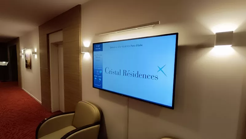 Cristal Residences - r&eacute;sidence services - Affichage dynamique