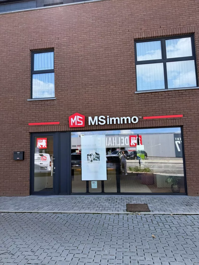 &Eacute;cran vitrine pour l'agence immobili&egrave;re MS Immo 