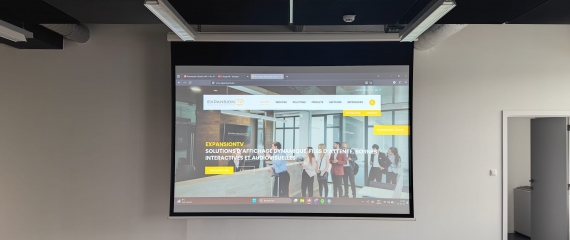 Installation d’un système de projection chez Technocité