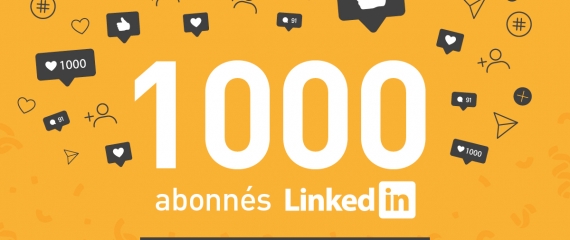 1000 abonnés, 1000 mercis !