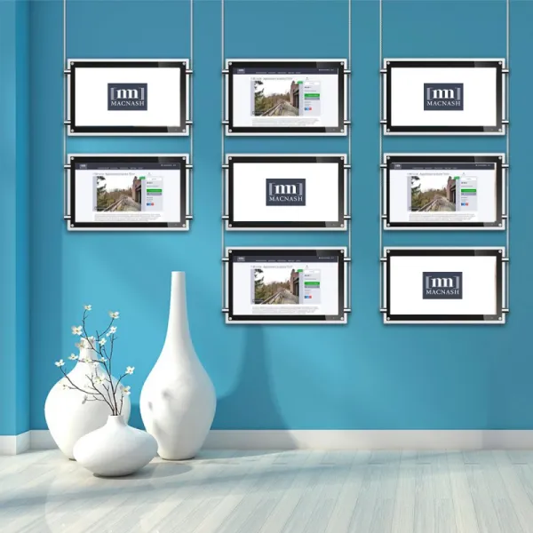 Porte affiches LED num&eacute;rique